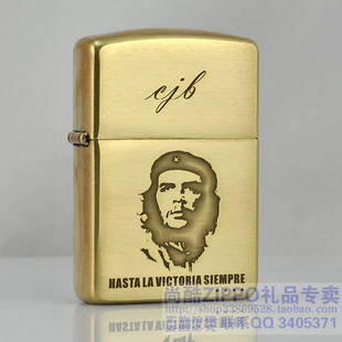 正品双枪20支纯铜烟盒-仿古铜雕刻头像-切格瓦拉纪念款 强货