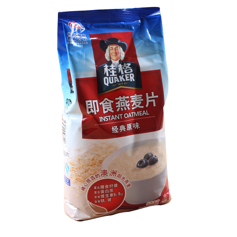 多省包邮桂格即食燕麦片 经典原味精选燕麦片700g 早餐即食麦片