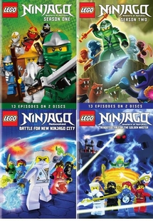 全套lego complete ninjago season乐高幻影忍者动画全套三季6dvd