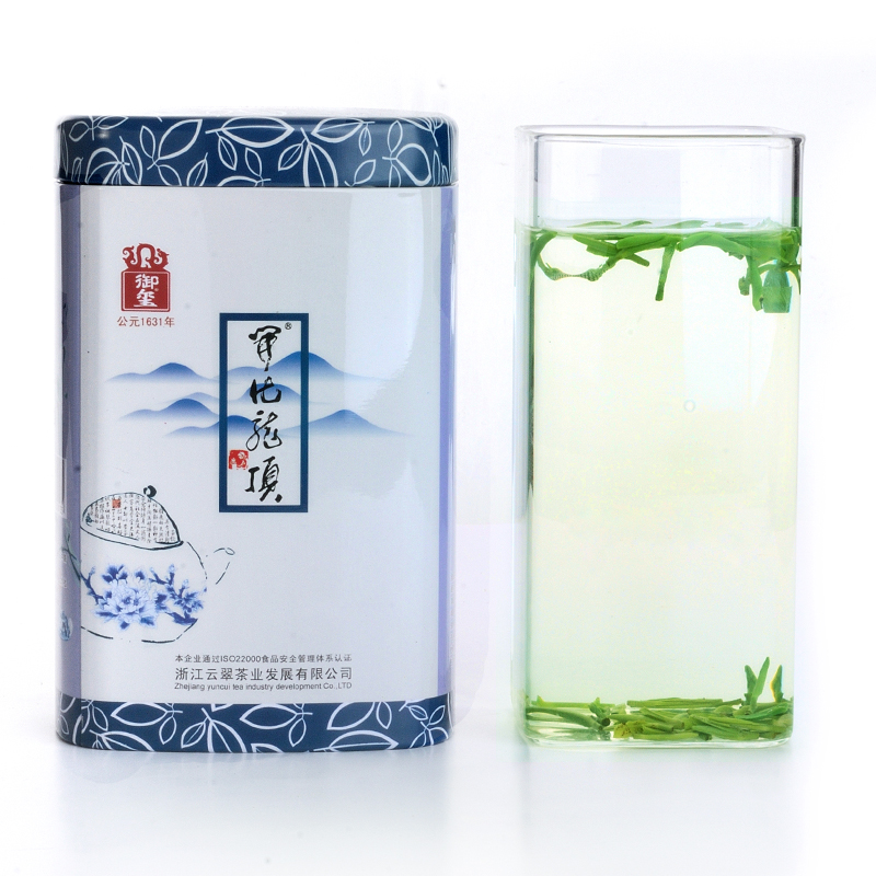 御玺荷韵礼盒2016年新茶高山开化龙顶绿茶雨前春茶125克