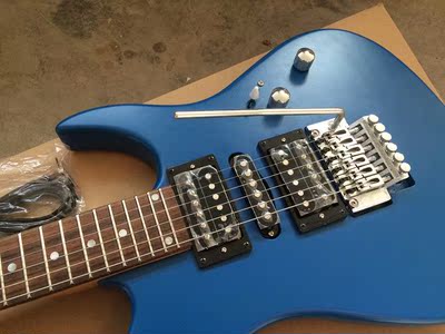 6弦夏威夷电吉他电声吉他?24品琴体贴虎纹