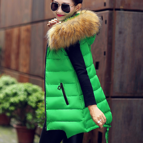 热销女<em>马夹</em> <em>2015</em>秋冬<em>新款</em> <em>女装</em> 羽绒<em>棉马甲</em>韩版