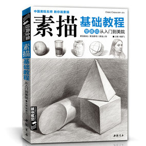 素描书零基础自学入门铅笔绘画教程成人手绘画画本几何体静物的诀窍