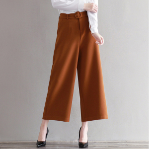 春夏九分阔腿裤