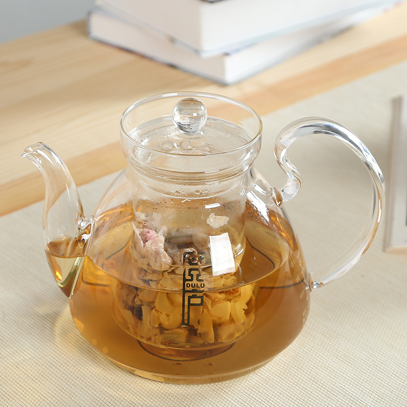 滢鑫 玻璃茶具煮茶壶 办公室花茶壶 耐高温电陶炉玻璃泡茶壶特价