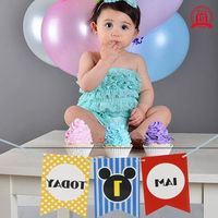 我一岁啦,I-ay 我一岁啦旗子宝宝椅子旗装饰热卖