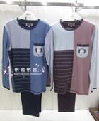 51556最大3XL 秋款 美标专柜正品 纯棉家居服睡衣套装 男士 4折抢购