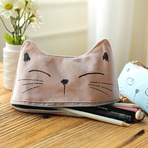 韩国创意笔袋复古收纳袋