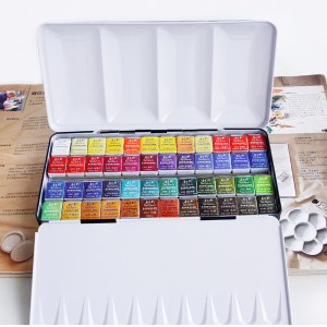 第三代鲁本斯水彩固体水彩颜料进口水彩品质透明水彩颜料套装48色优惠券领取318.00元,水彩颜料进口水彩品质精心为您挑选-麦尔网购导航-网购宝