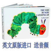 3岁精选图书 Eric the 廖彩杏推荐 英文原版绘本纸板书 very 宝宝学习童书 Carle 现货 饥饿 hungry 毛毛虫 caterpillar 卡爷爷
