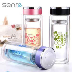 双层玻璃杯便携杯