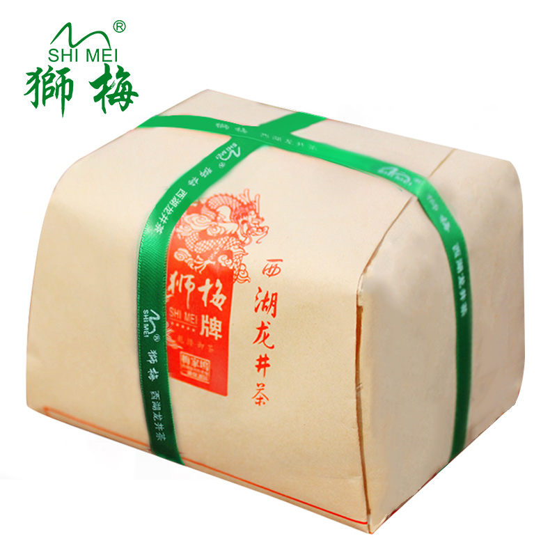 狮梅牌 2016新茶 雨前特级绿茶西湖龙井壹号老茶树纸包250克 春茶
