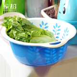 双层塑料洗菜盆漏盆
