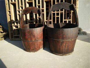 木桶 热卖老木桶水桶 古代木桶 老木头木质水桶 民俗怀旧老物件 老