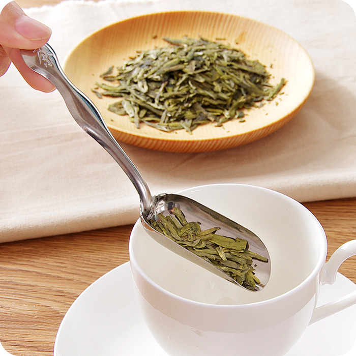 日式不锈钢简约茶匙茶铲必备茶具茶叶铲子茶勺茶叶勺子咖啡粉末铲