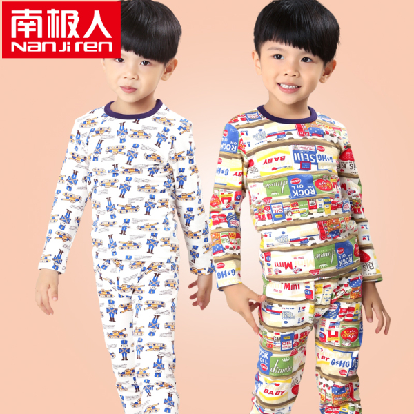正品儿童<em>睡衣</em> 南极人童装 儿童春秋<em>冬装</em> 莱卡棉