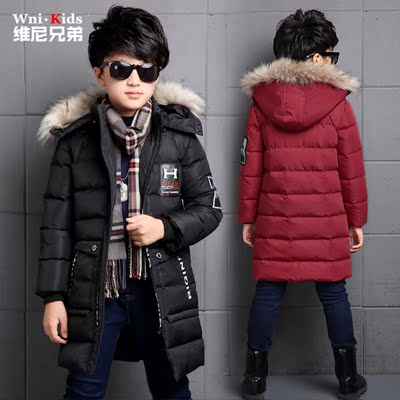 8男童装9中大童2016款冬装10儿童11男孩棉衣