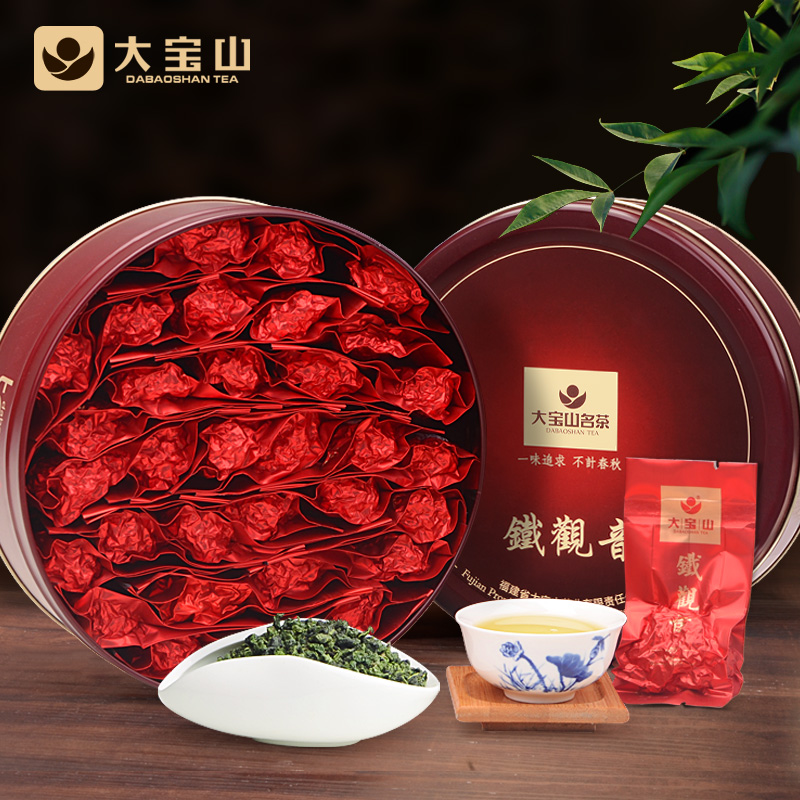 铁观音茶叶礼盒 安溪浓香型新茶乌龙茶 大宝山名茶礼盒500g
