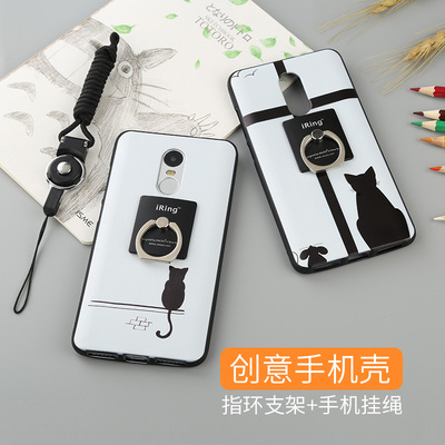 米奈 小米红米note4手机壳防摔硅胶保护套软卡