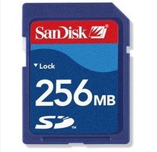 全新足量SD 广告机内存卡256m 小容量闪存卡小音响卡 大卡 SD256M
