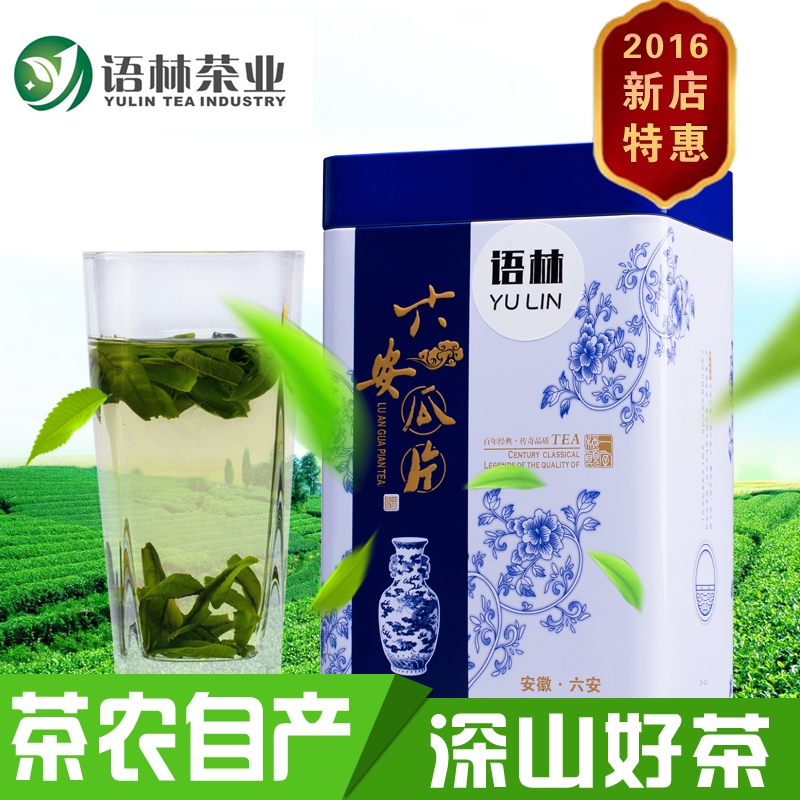 新茶2016六安瓜片雨前特级绿茶叶罐装250g散装 茶农直销 礼盒装