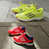 男款 阿迪达斯轻便透气舒服Adidas专业羽毛球鞋 阿迪羽毛球鞋 正品