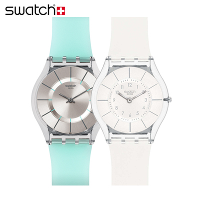专柜正品斯沃琪swatch手表2016超薄系列石英女表情侣sfk361sfk360
