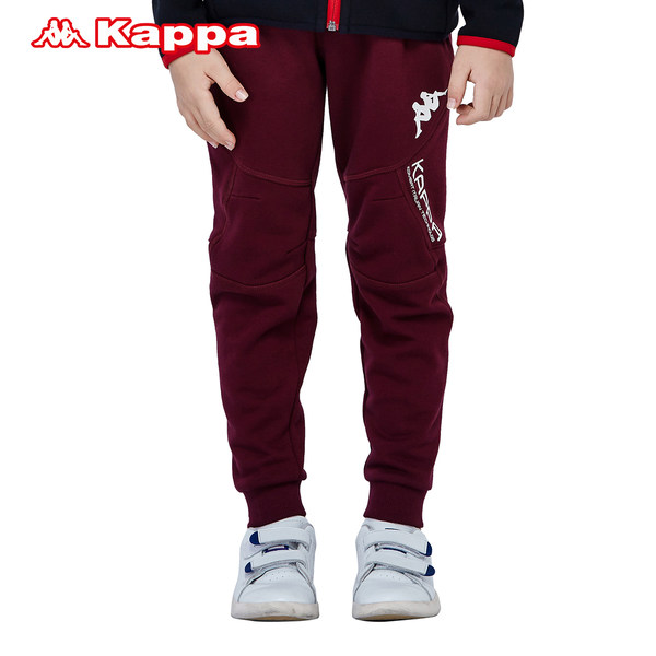 [年]Kappa kids童装 新款男儿童针织长裤运动裤|K06G2AK22
