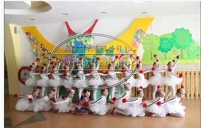 热销女舞台服演出服 <em>女孩与仙鹤舞蹈</em>表演服装