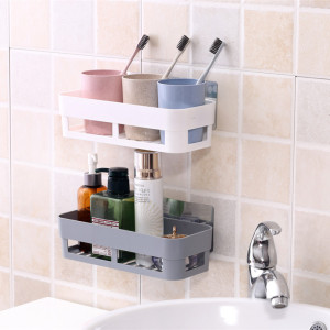 吸壁式浴室置物架