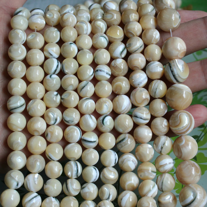 正品打折纯天然澳洲深海螺钿 9-14mm孔雀翎银