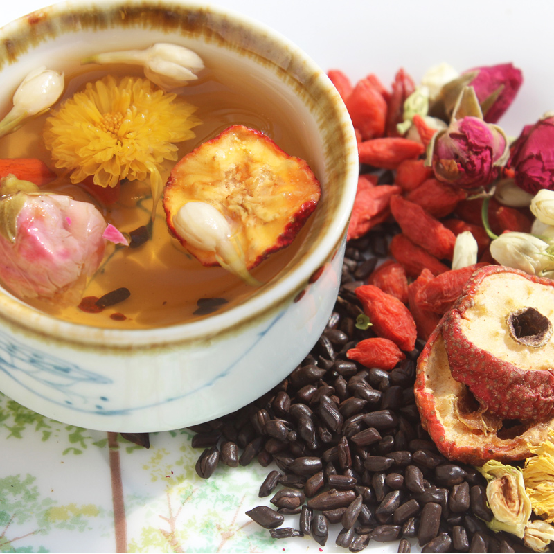 佳缘组合花茶玫瑰花茶菊花茶山楂枸杞子菊花决明子花草茶10包/袋