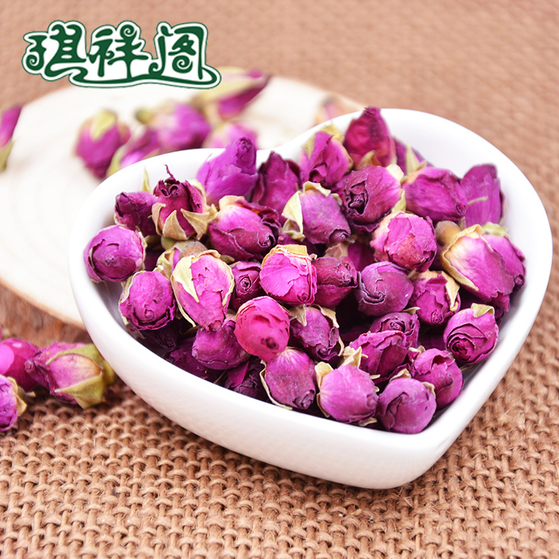 【琪祥阁】玫瑰花茶罐特级 玫瑰茶无硫玫瑰花 玫瑰花冠茶 茶