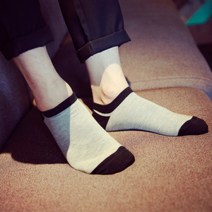 青年纯棉浅口运动袜