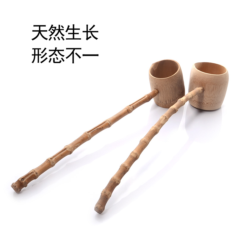 佐格茶具 日式竹水勺 天然手工分茶勺 日本茶勺 茶道配件抹茶工具
