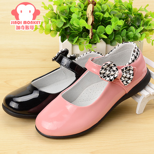加奇猴哥女童皮鞋春秋2015真皮儿童鞋韩版潮