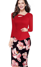 Plus Dresses Size 5XL 2017 Patchwork Casual Stretch Dress