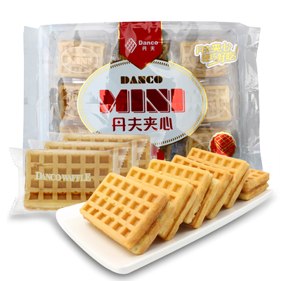 【天猫超市】丹夫 糕点 华夫饼(原味)560g\/袋 蛋