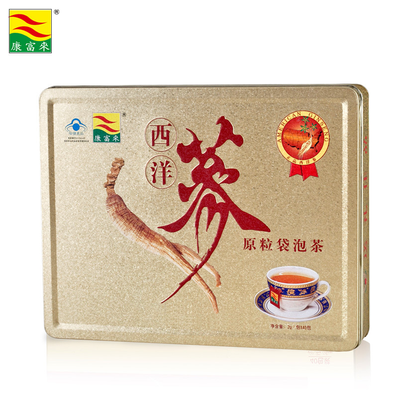 康富来牌西洋参原粒袋泡茶 2g/包*40包