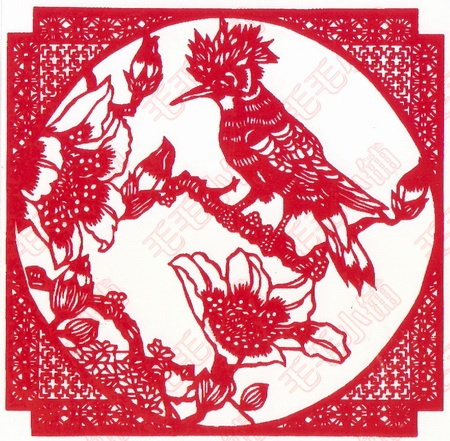 热销水移画 窗贴 家具花 6小 货号 民间喜庆剪纸