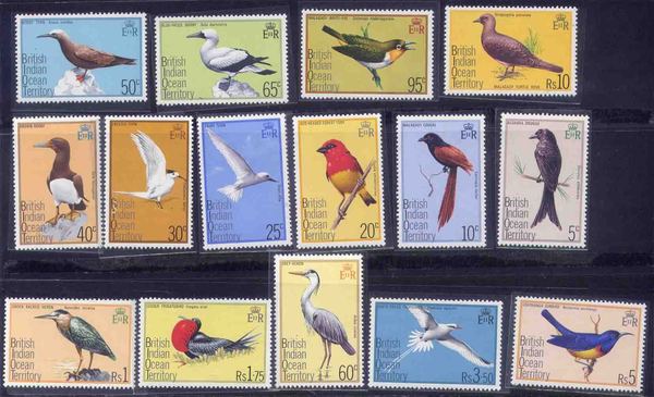 热销鸟类 英属印度洋领地鸟类15V