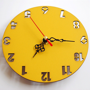 creative personality simple clock hanging round the clock wa