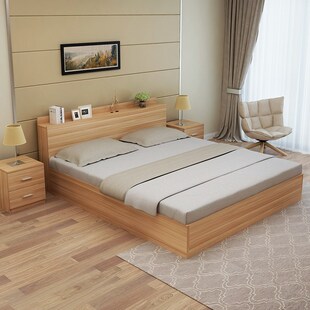 2米1.5米1.8米双人床榻榻米床高箱储物床收纳床板式床