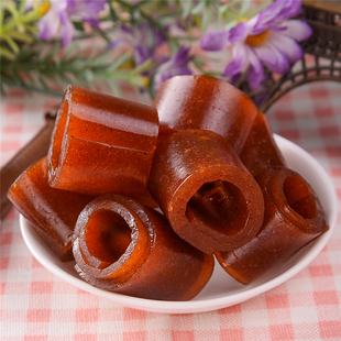 京味山楂糖手工山楂卷果丹皮软口胃康卷零食蜜饯500g
