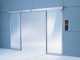 考勤门禁 自动门指纹考勤门禁 密码刷卡电子门禁 玻璃感应平移门 北京