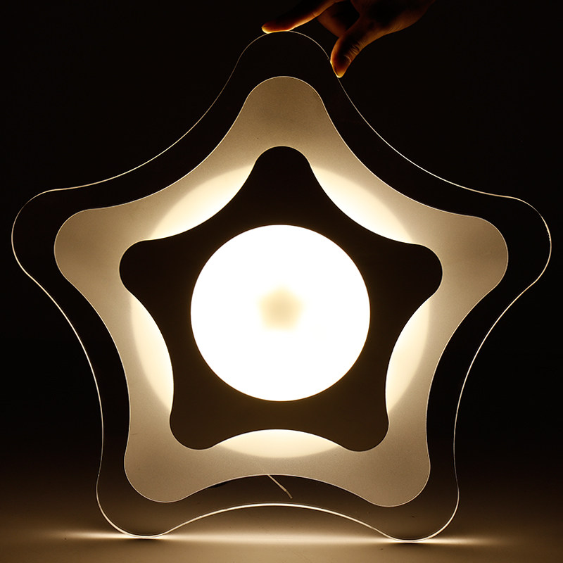 海星吸顶灯现代简约大气客厅卧室餐厅亚克力led灯具超薄时尚灯饰