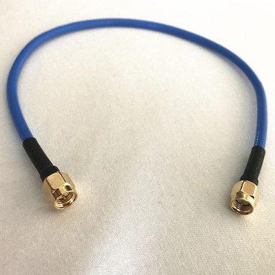 厂家直销rf高频射频跳线sma连接线双公头jj 141 rg402-半柔延长线