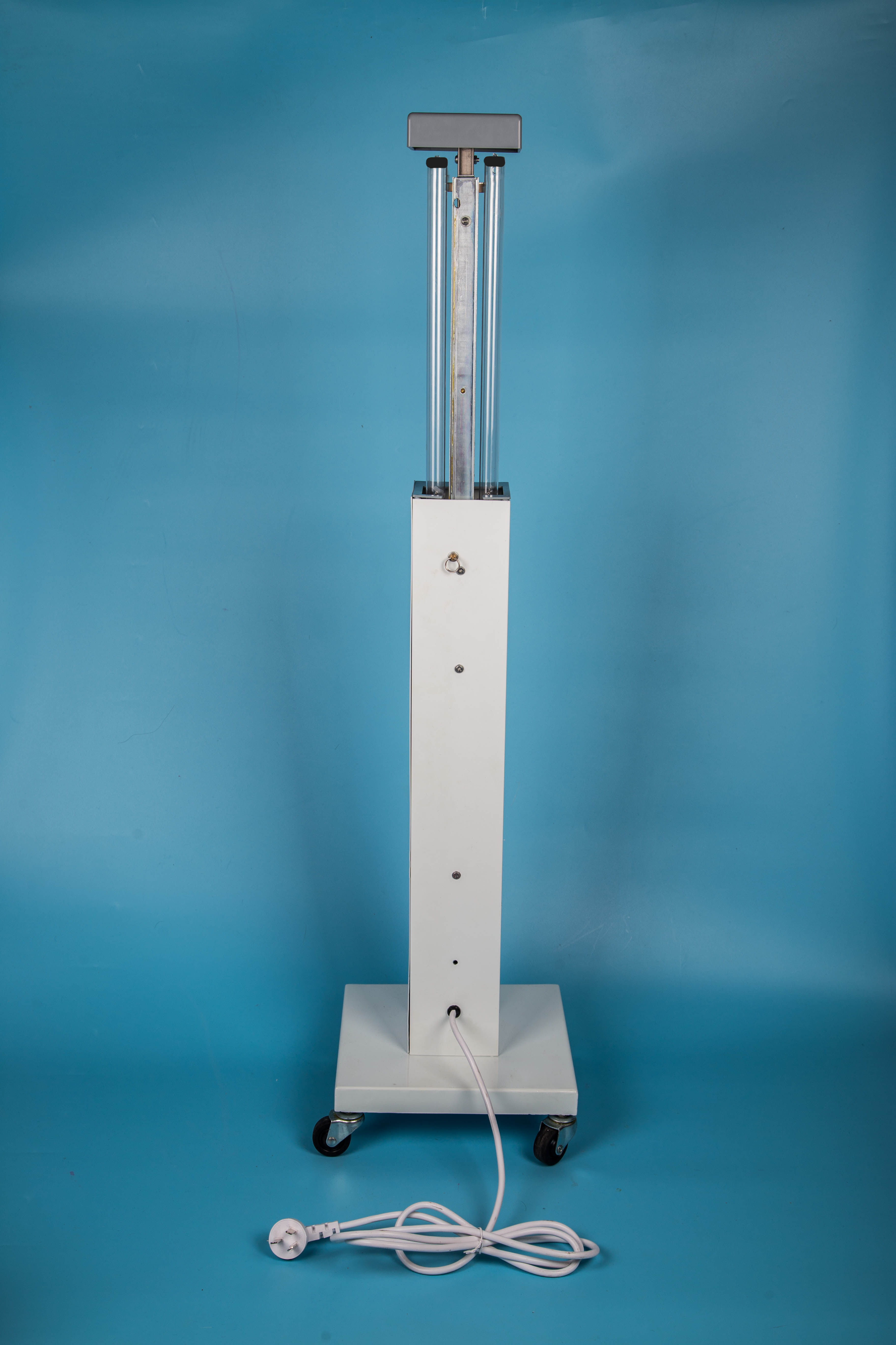 医用紫外线杀菌灯家用幼儿园紫外线消毒灯车移动式双管升降便携