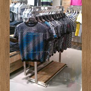 男装陈列架 落地中岛架 男装展示架 专卖店中岛架 高品质男装货架