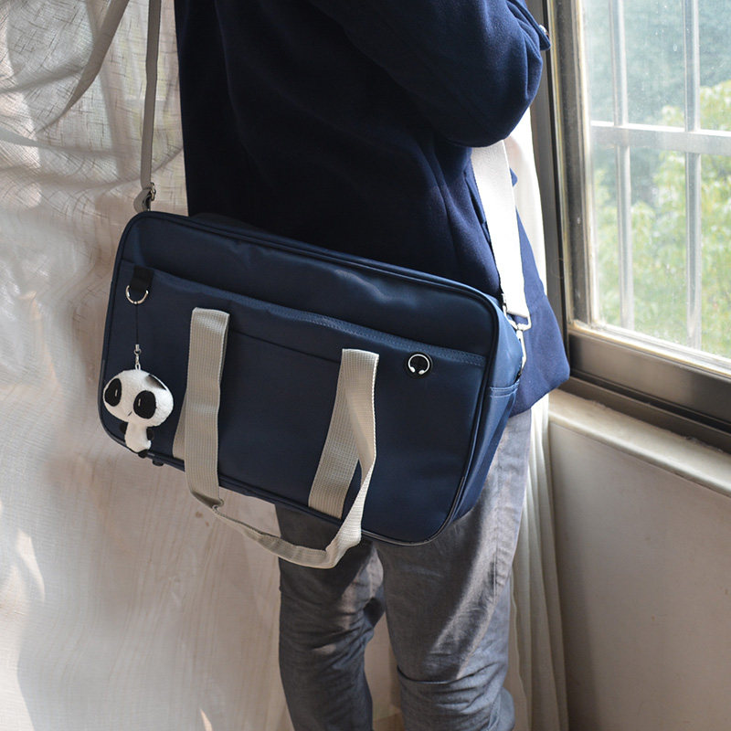 【新品】日本学生jk制服包dk制服包单肩手提斜跨包暗黑学生包帅气